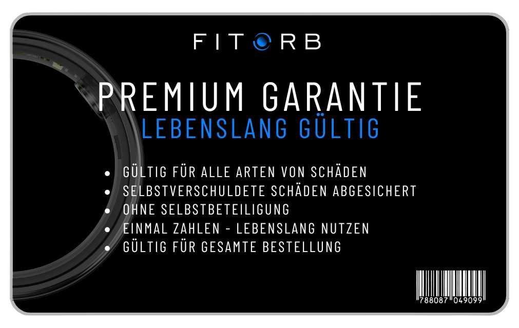 Premium Garantie - Lebenslang gültig